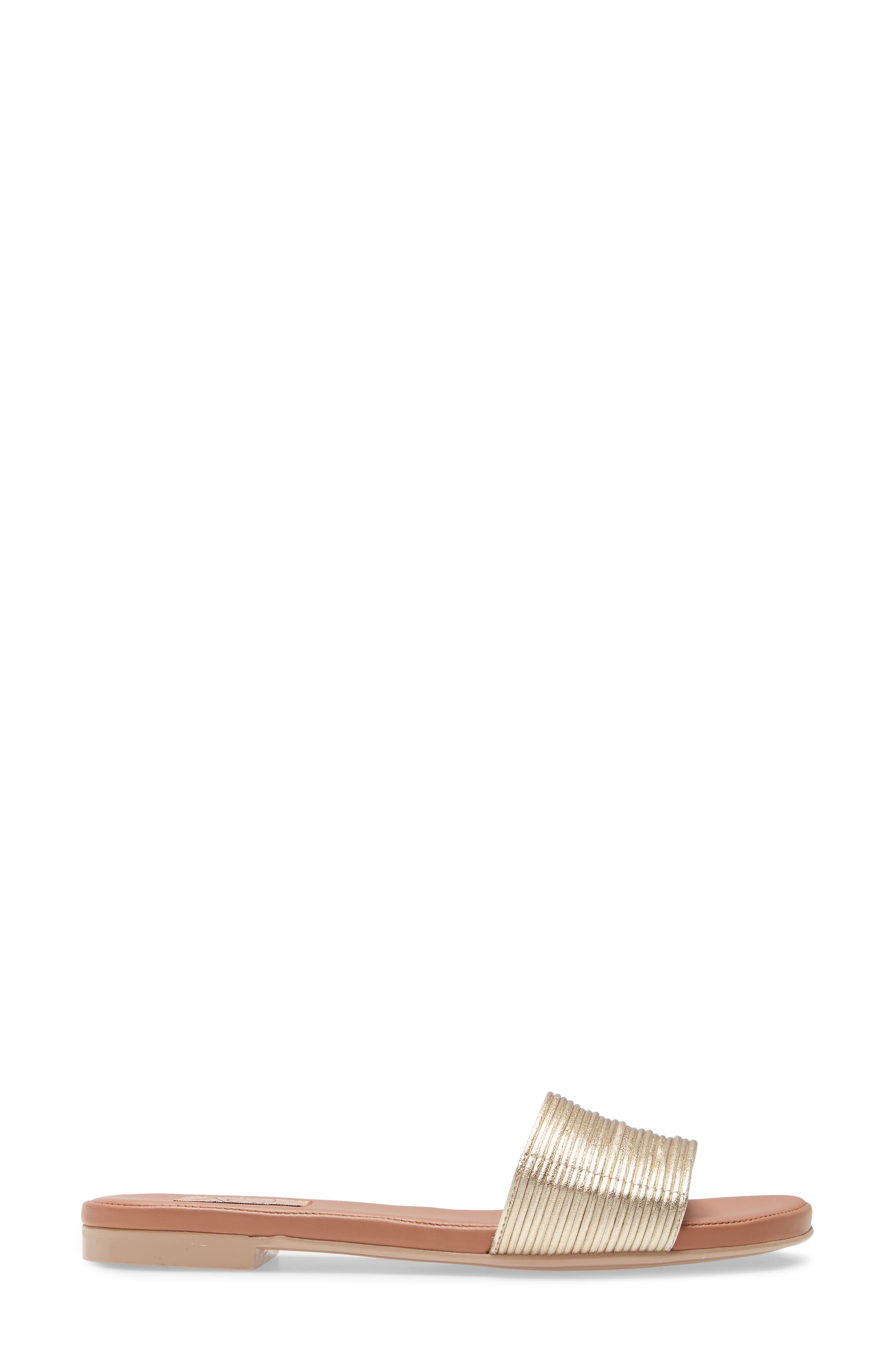 Shelby Slide Sandal, Alternate, color, PLATINUM CARAMEL