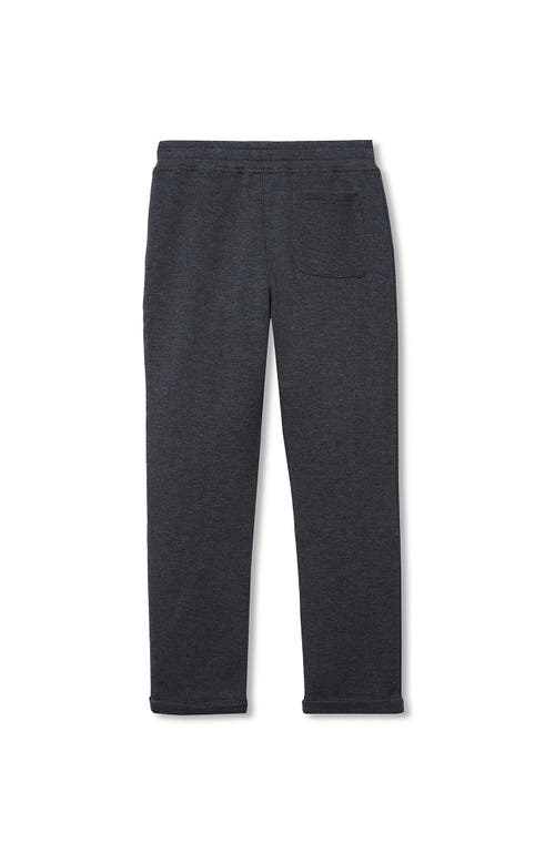 Lands' End Boys Iron Knee Texture Knit Pants In Black