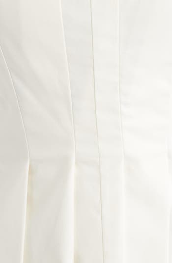 Ashlyn Pleated Peplum Strapless Top
