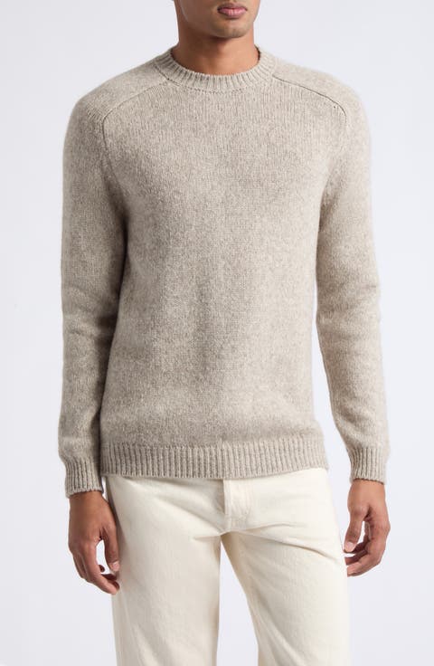 Lux Wool & Yak Hair Blend Crewneck Sweater