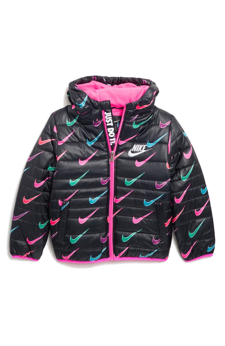 Nike Kids' Essential Padded Hooded Jacket, Main, color, 