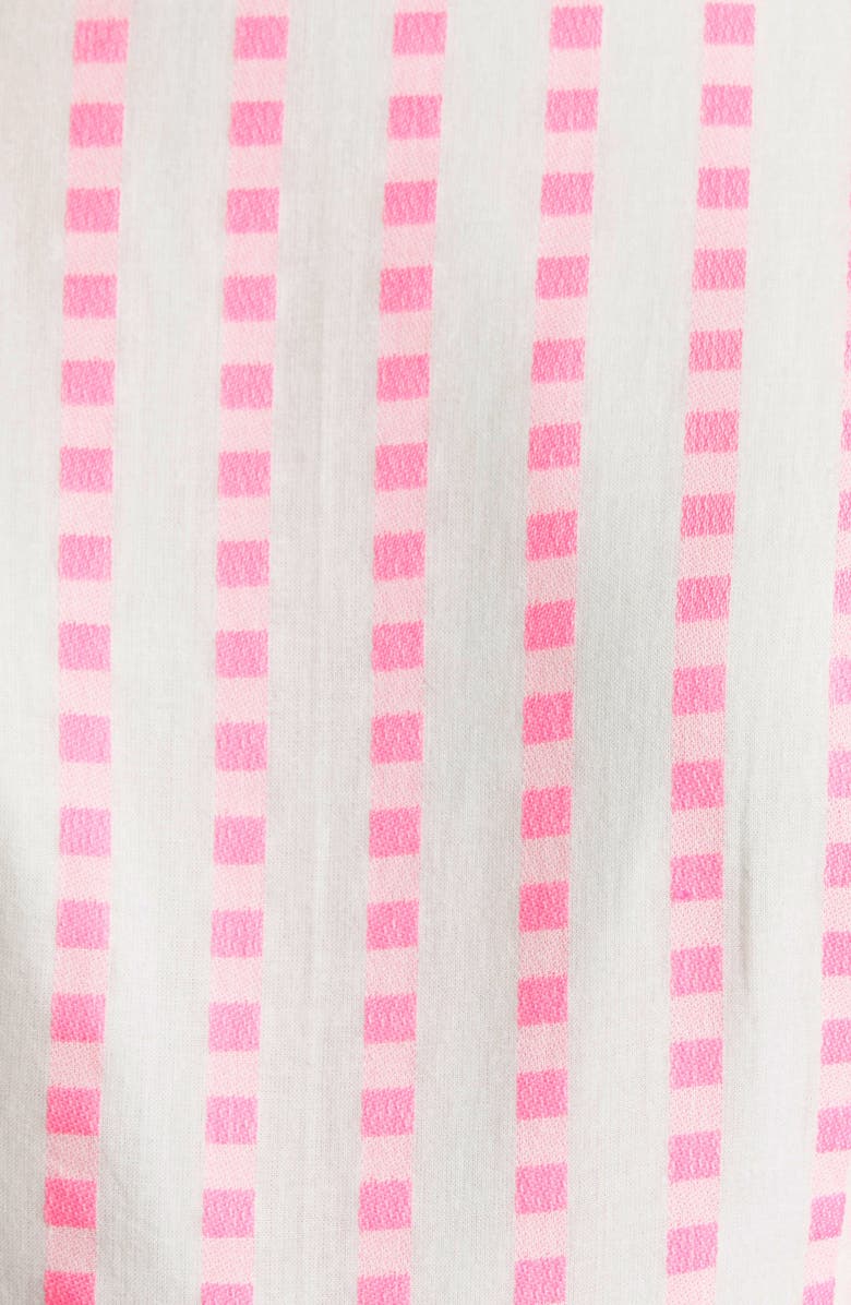 Lilly Pulitzer<sup>®</sup> Maybella Gingham Lace Inset Cotton Dress, Alternate, color, 