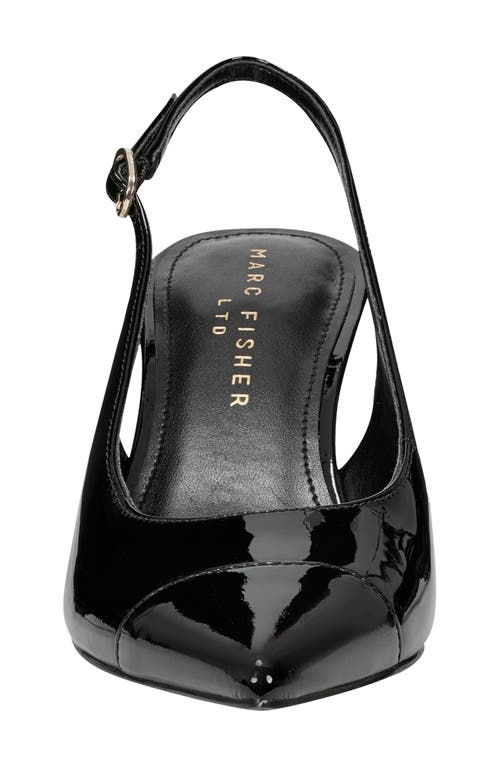 Marc Fisher Ltd Blakeley Slingback Pointed Toe Pump In Black