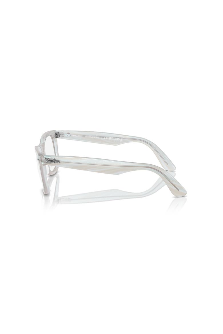 50mm Square optical glasses, Alternate, color, White