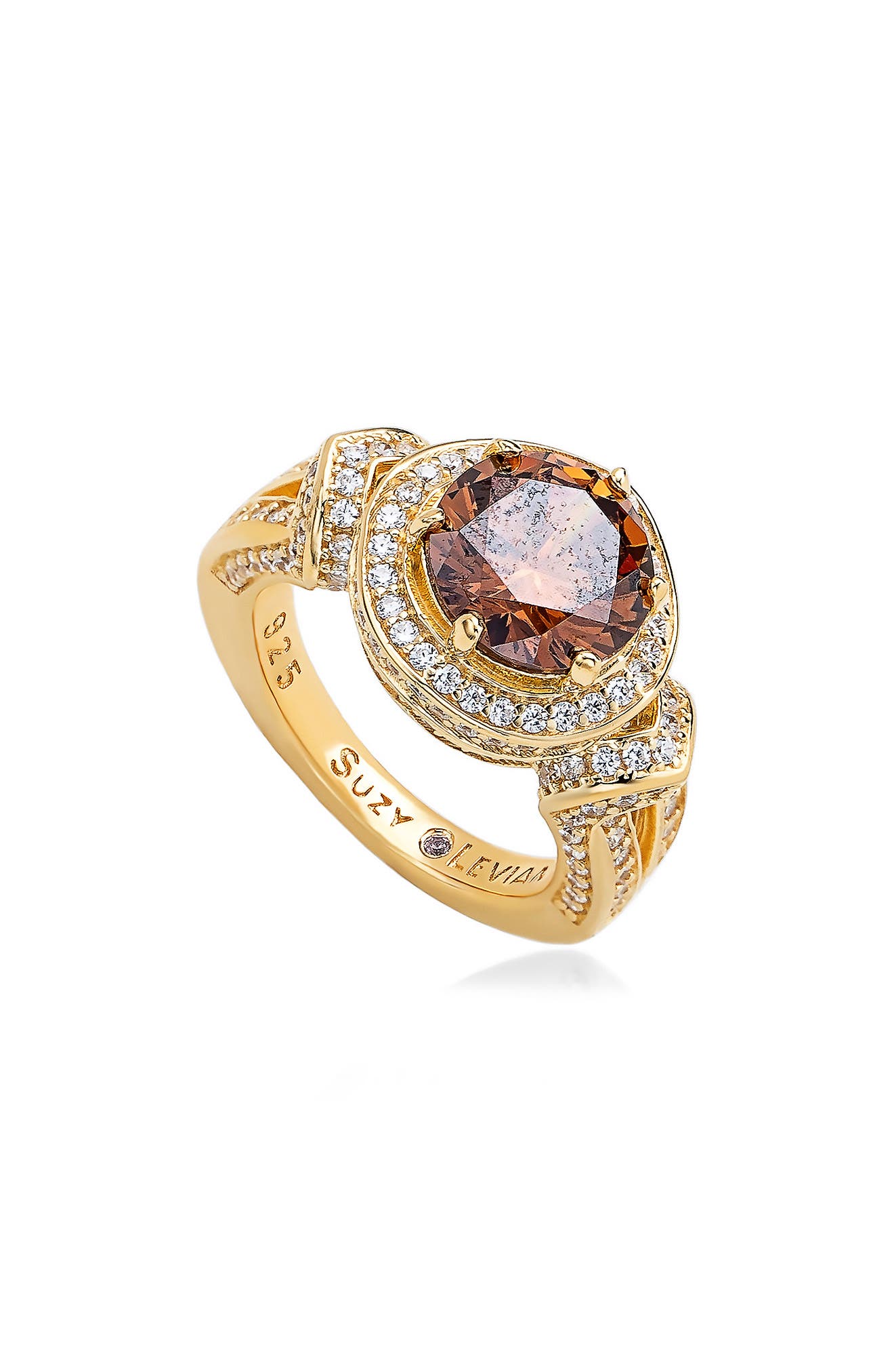 Round Cubic Zirconia Ring