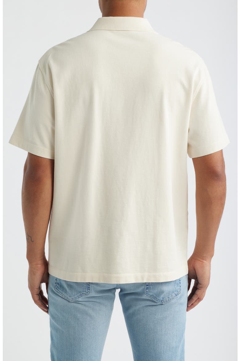 Compact Knit Polo, Alternate, color, PARCHMENT
