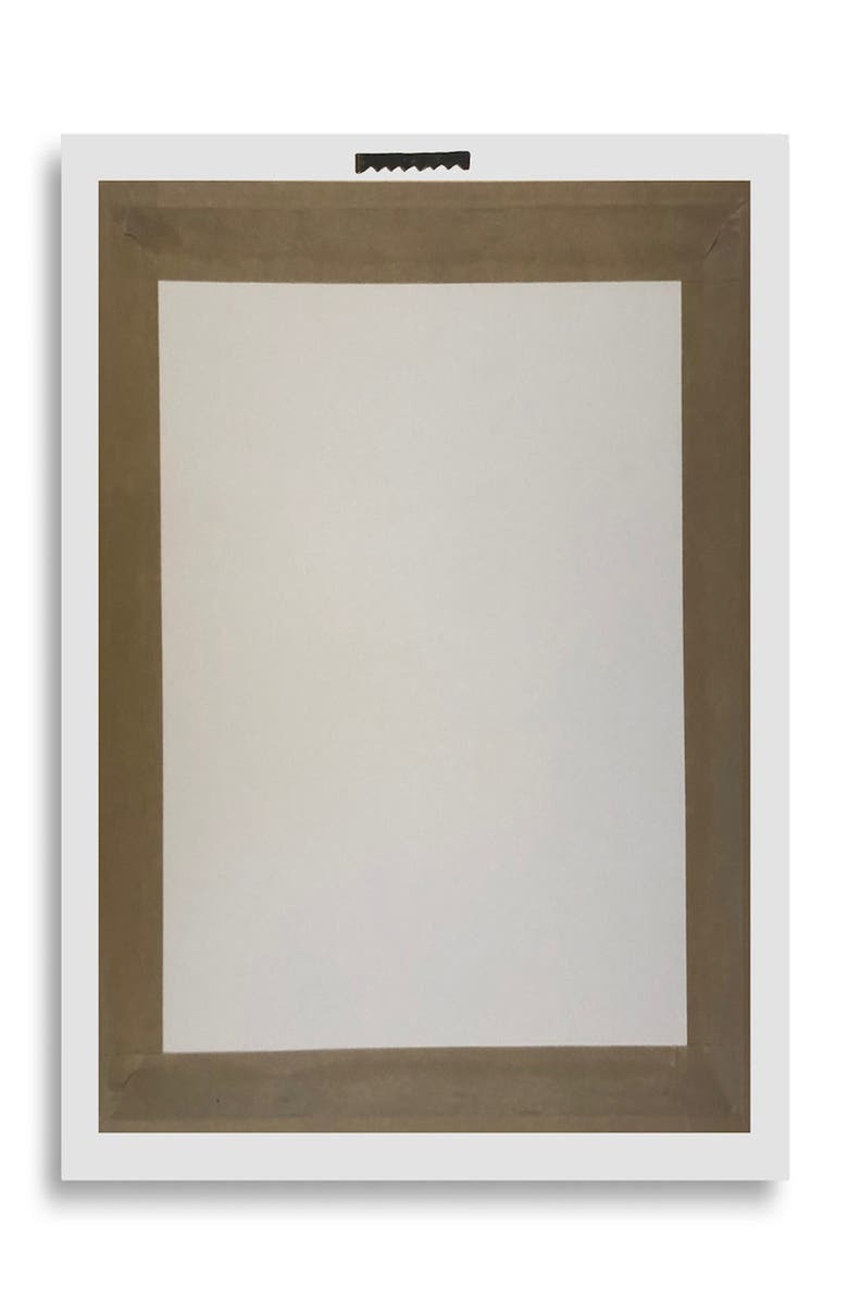 Wynwood Studio Blah Blah Blah White Framed Wall Art, Alternate, color, 