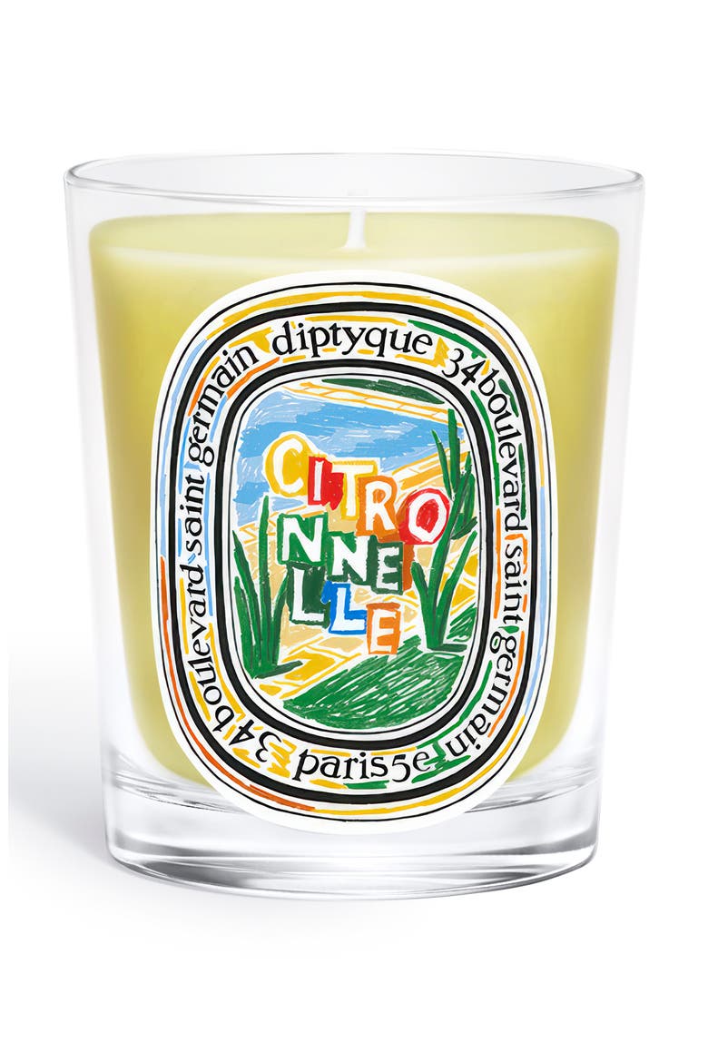 Citronnelle Lemongrass & Orange Blossom Scented Candle, Alternate, color, 6.5oz SIZE