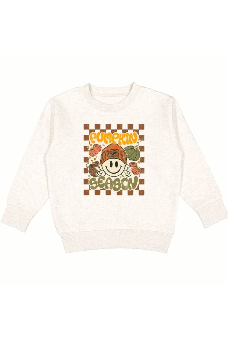 Pumpkin Season Sweatshirt, Main, color, Natural