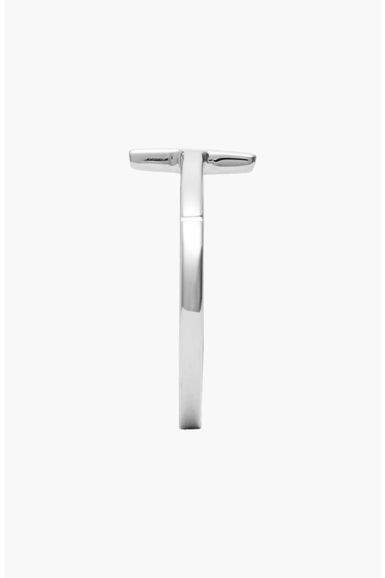 14K Gold Cross Ring (Nordstrom Exclusive), Alternate, color, WHITE GOLD