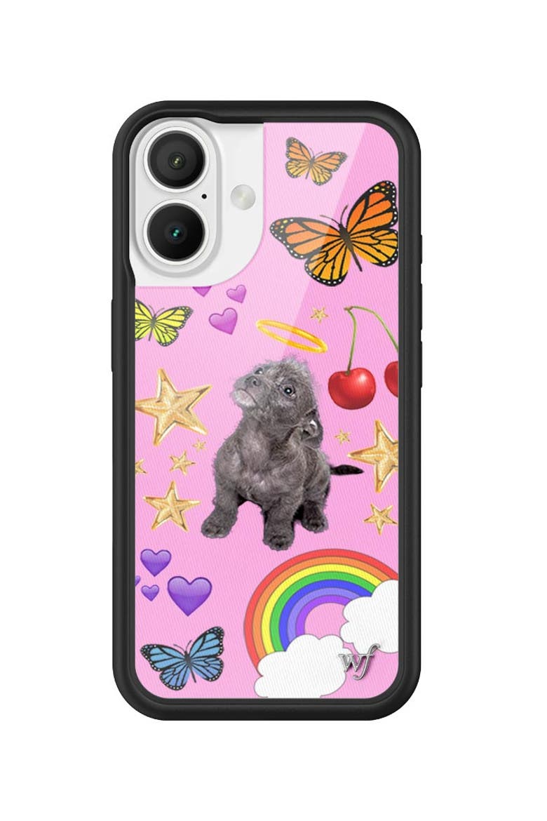 Puppy Love iPhone Case, Alternate, color, Pink