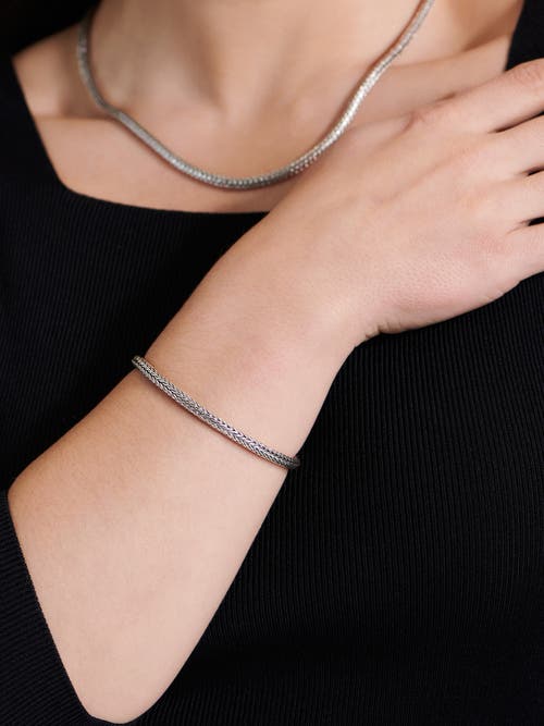 Devata Foxtail Chain Bracelet In Metallic