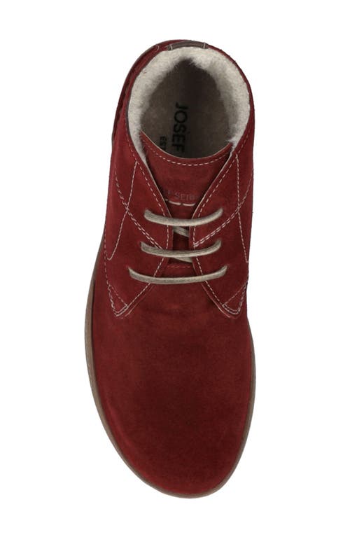 Josef Seibel Anna 08 Short Boot In Red