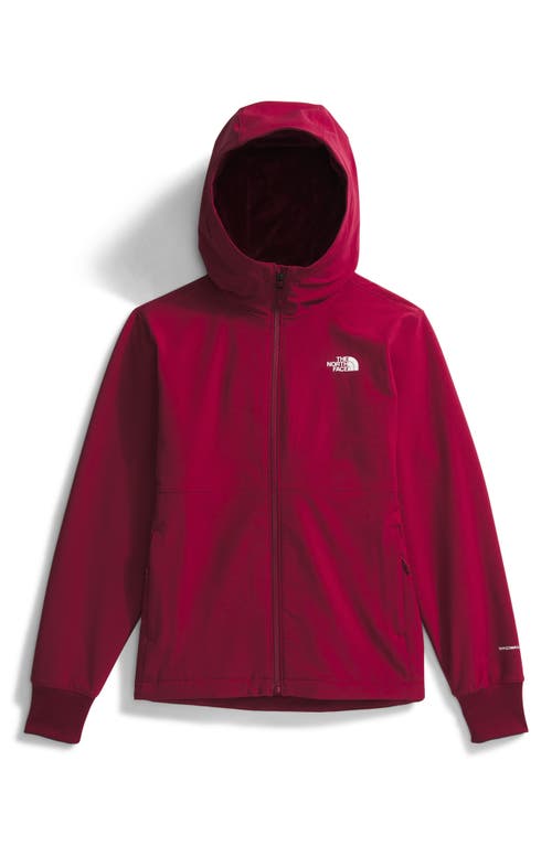 The North Face Shelbe Raschel Water Resistant Hooded Jacket In Red