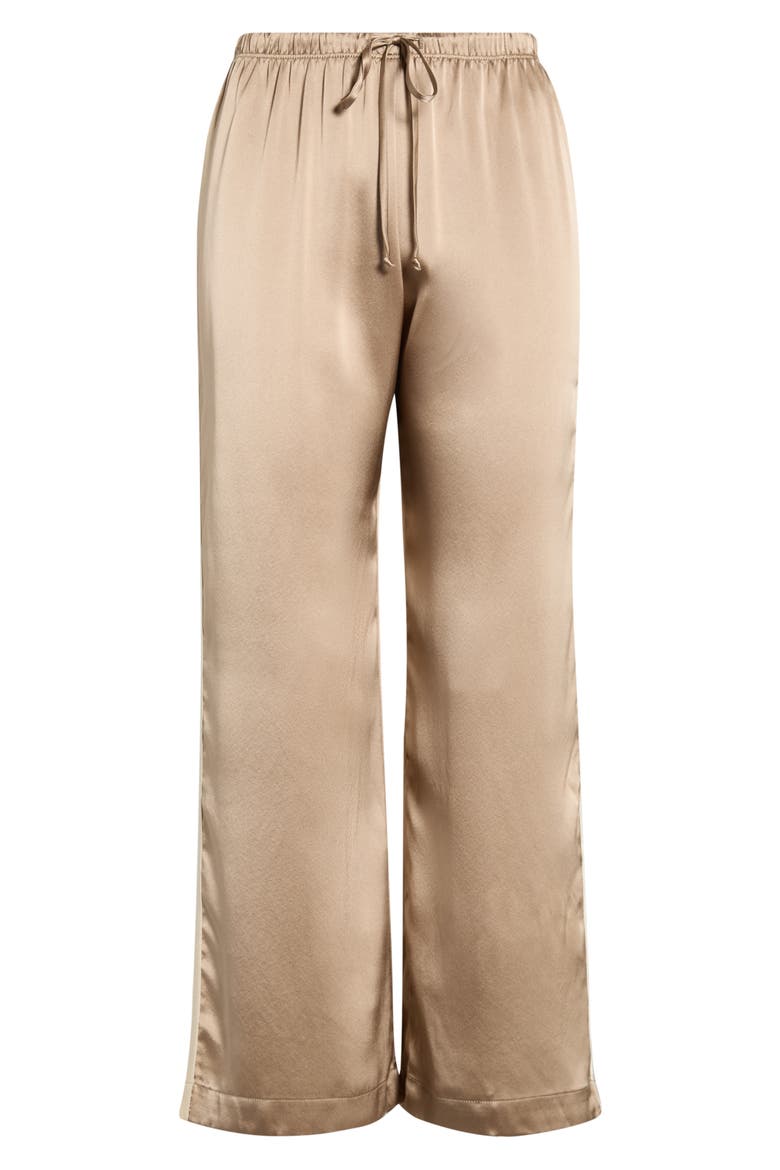 Silk Stripe Crop Pants, Alternate, color, SHITAKECRE