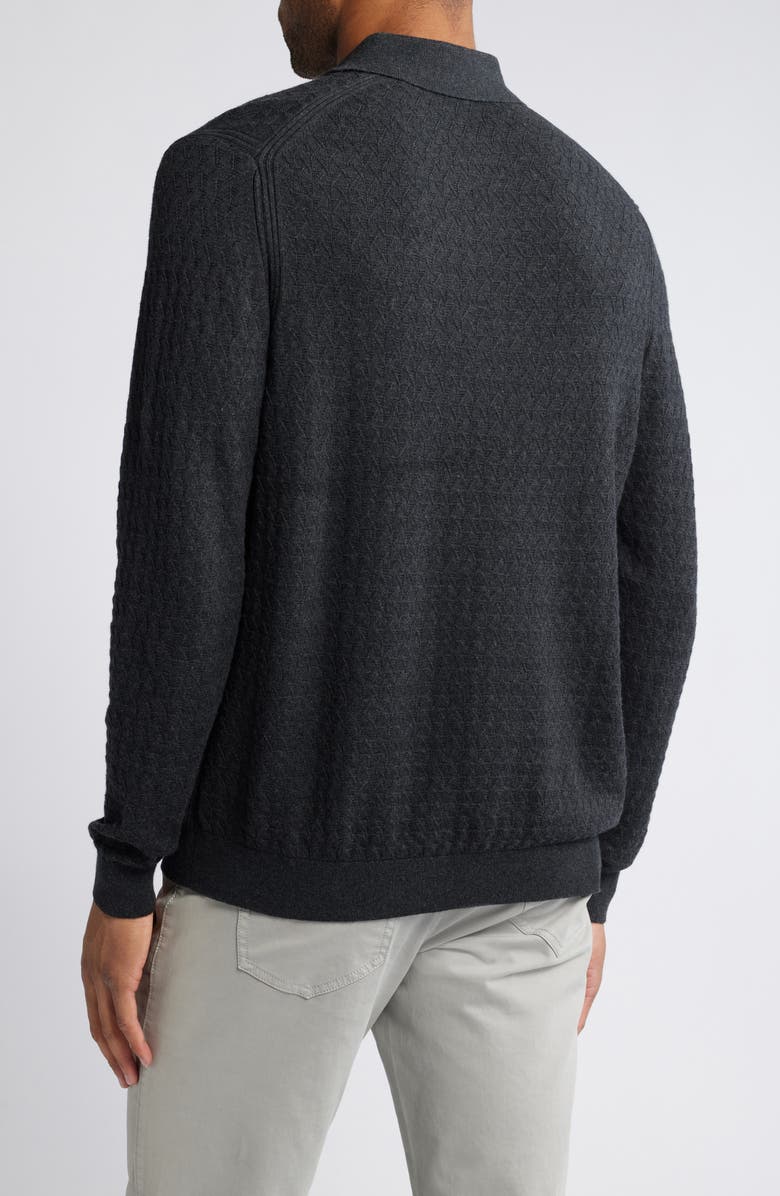 Tommy Bahama Capital Long Sleeve Cotton & Cashmere Polo Sweater, Alternate, color,