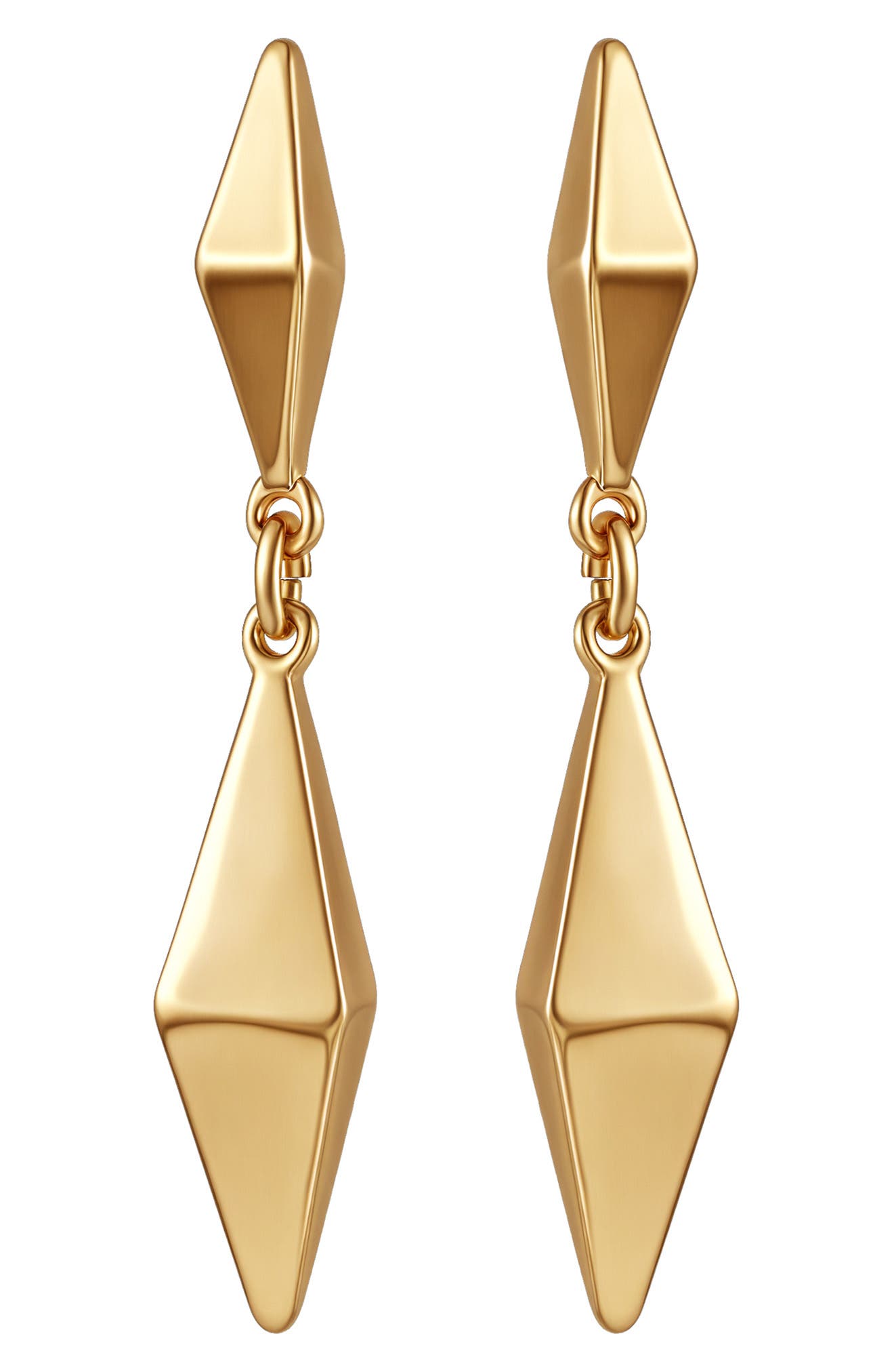 Vince Camuto Pyramid Linear Drop Earrings
