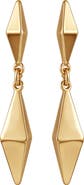 Vince Camuto Pyramid Linear Drop Earrings