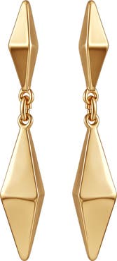 Vince Camuto Pyramid Linear Drop Earrings