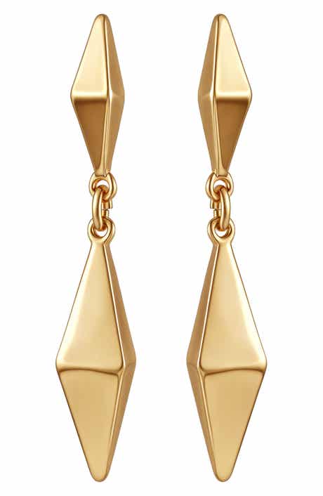 Vince Camuto Pyramid Linear Drop Earrings