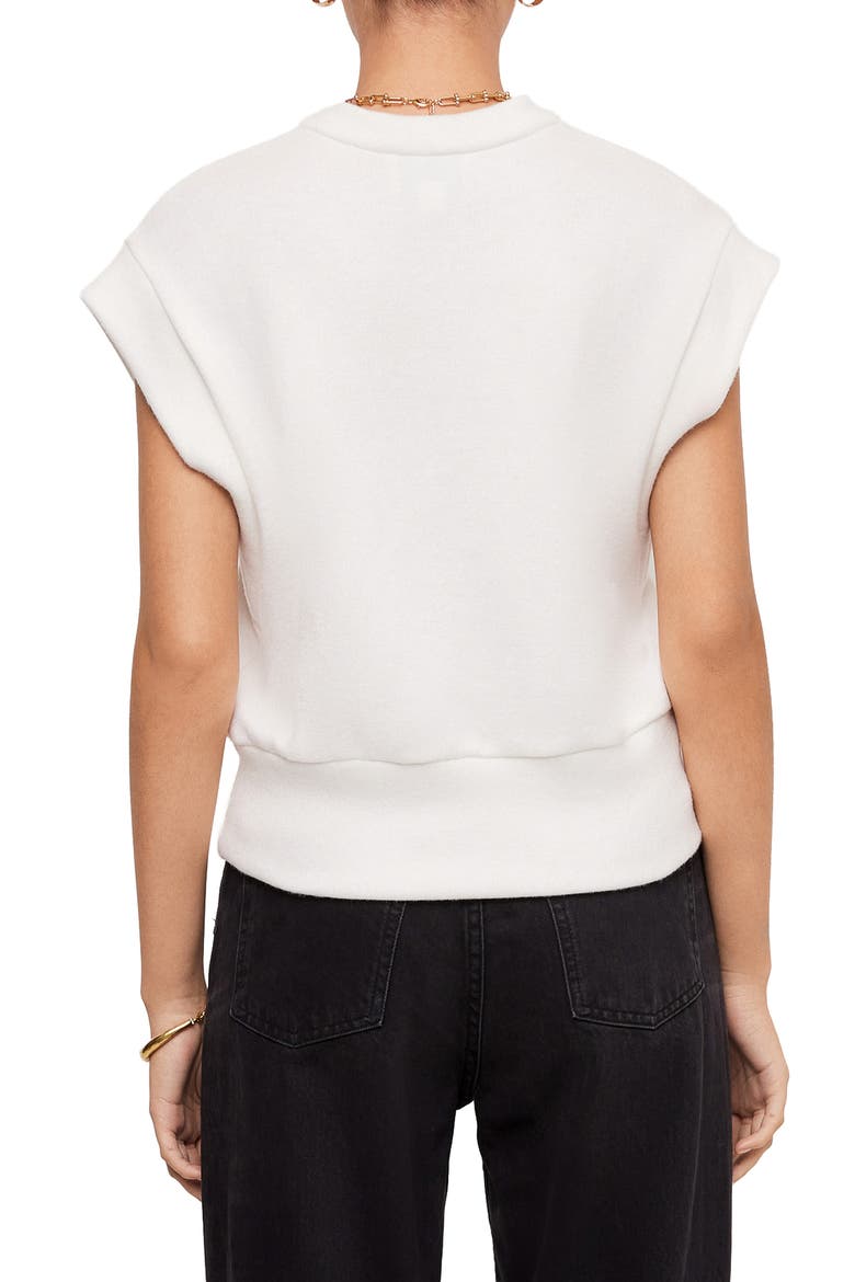 Morgan V-Neck Top, Alternate, color, OFF WHITE