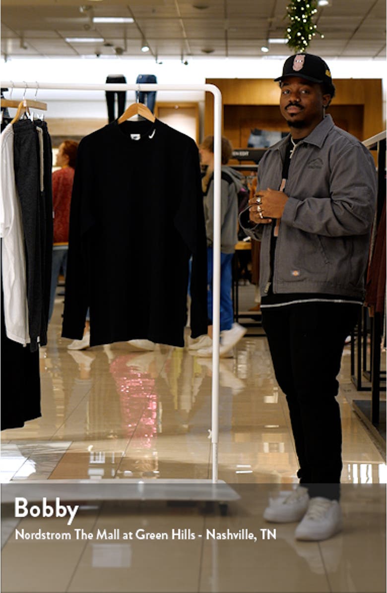 Long Sleeve Mock Neck Shirt, sales video thumbnail