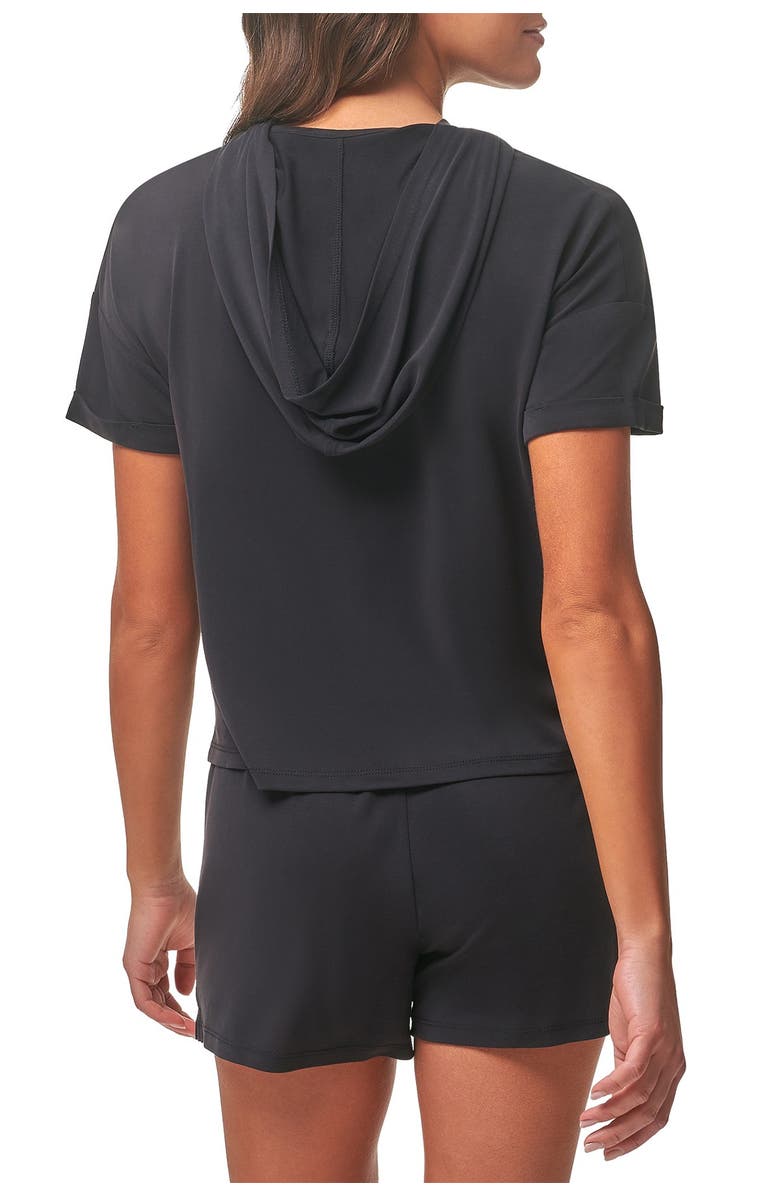Marc New York Performance Short Sleeve Boxy Fit Hoodie, Alternate, color,