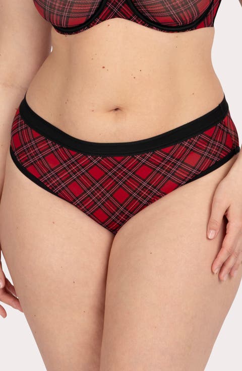 Sheer Mesh High Cut Briefs