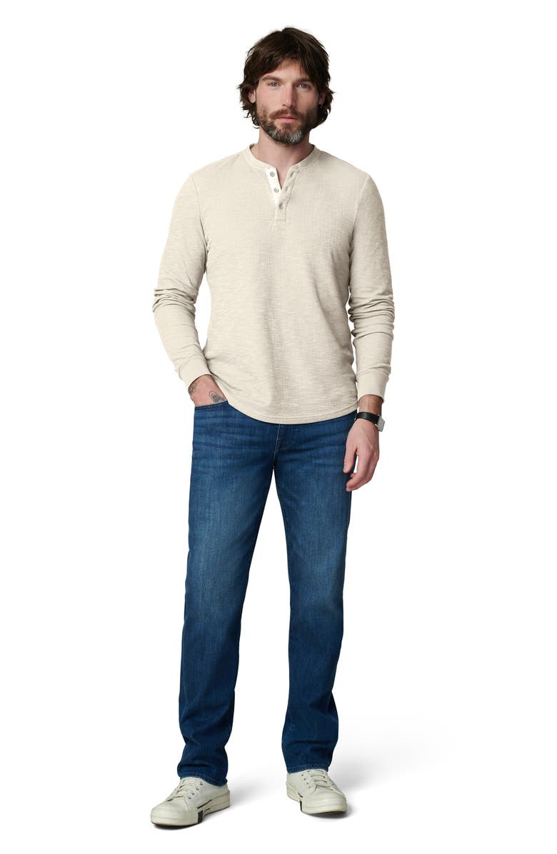 Joe's Double Face Thermal Henley Shirt, Alternate, color, Chalk