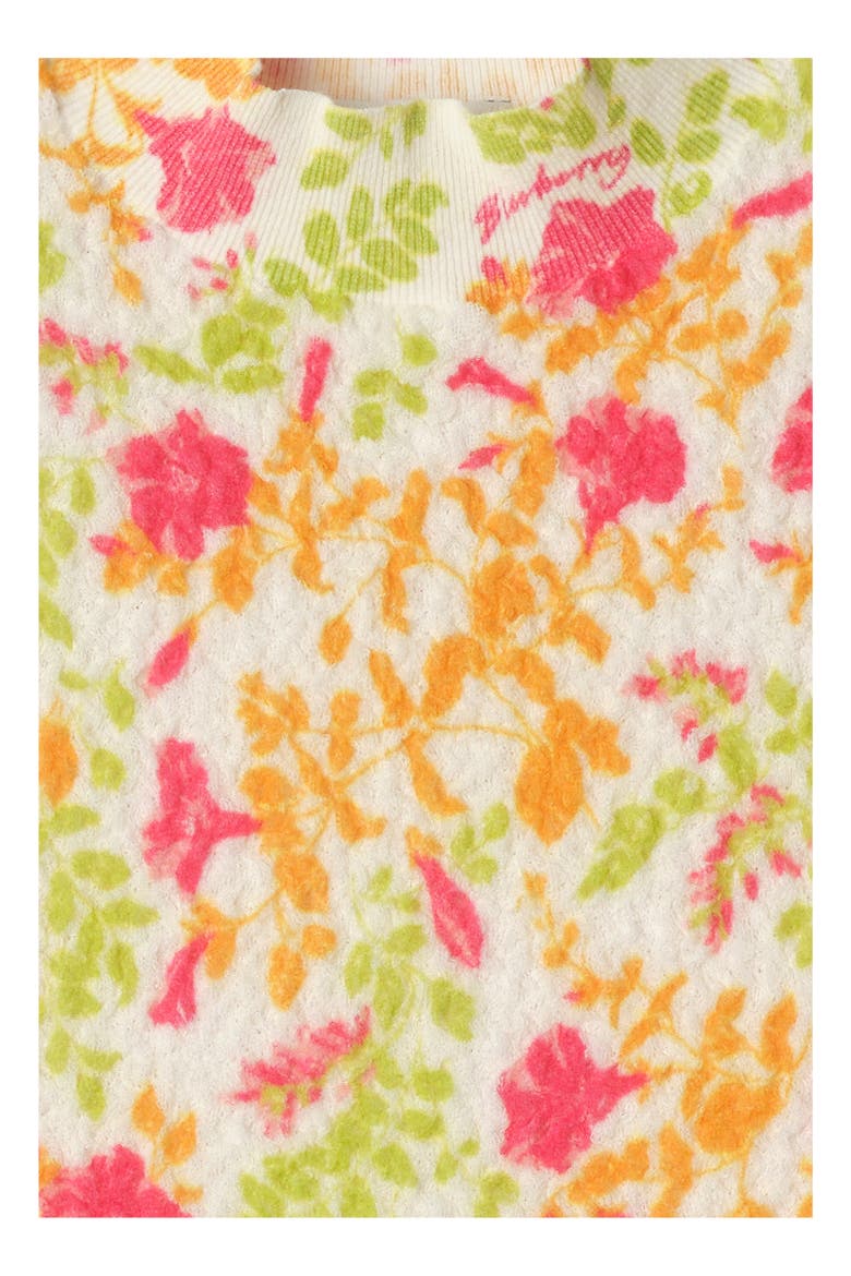 Floral Cotton Blend Top, Alternate, color, Fuchsia pink