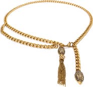 Kurt Geiger London Tassel Chain Belt