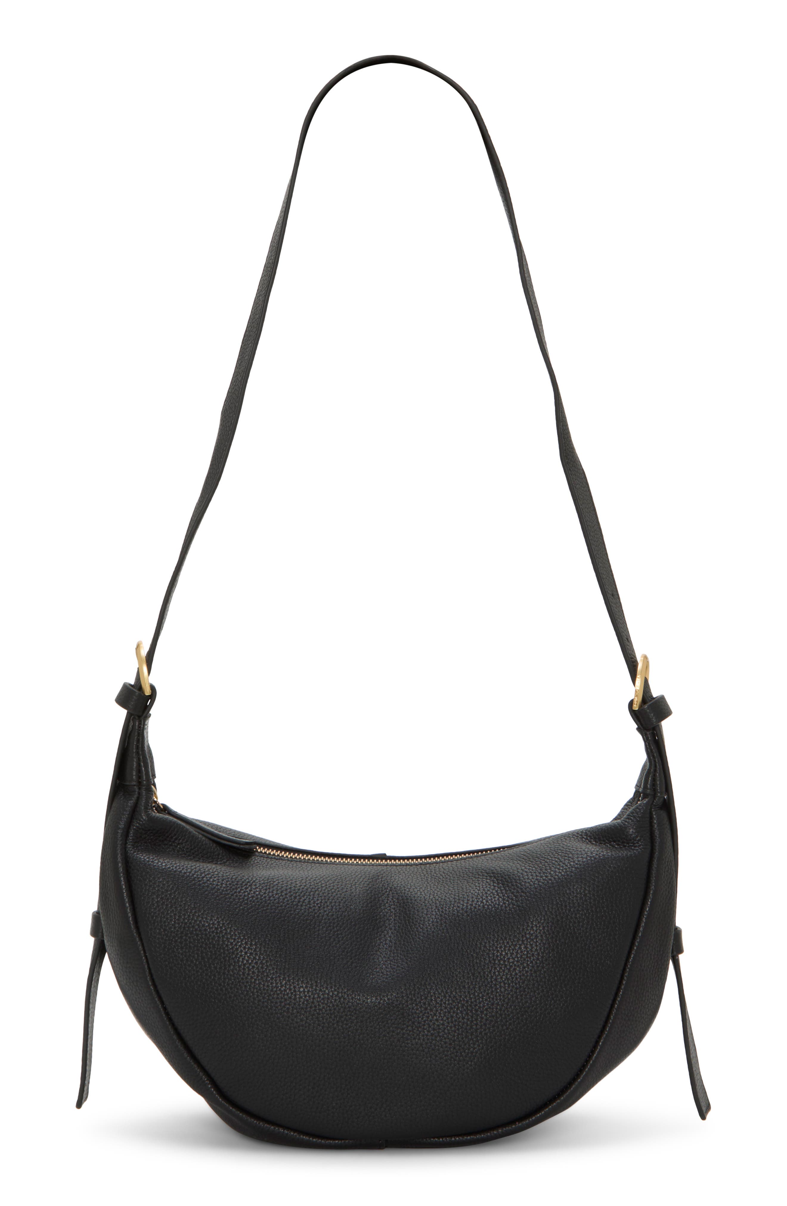 Vince Camuto Jenna Leather Crossbody Bag, Main, color, Oxford