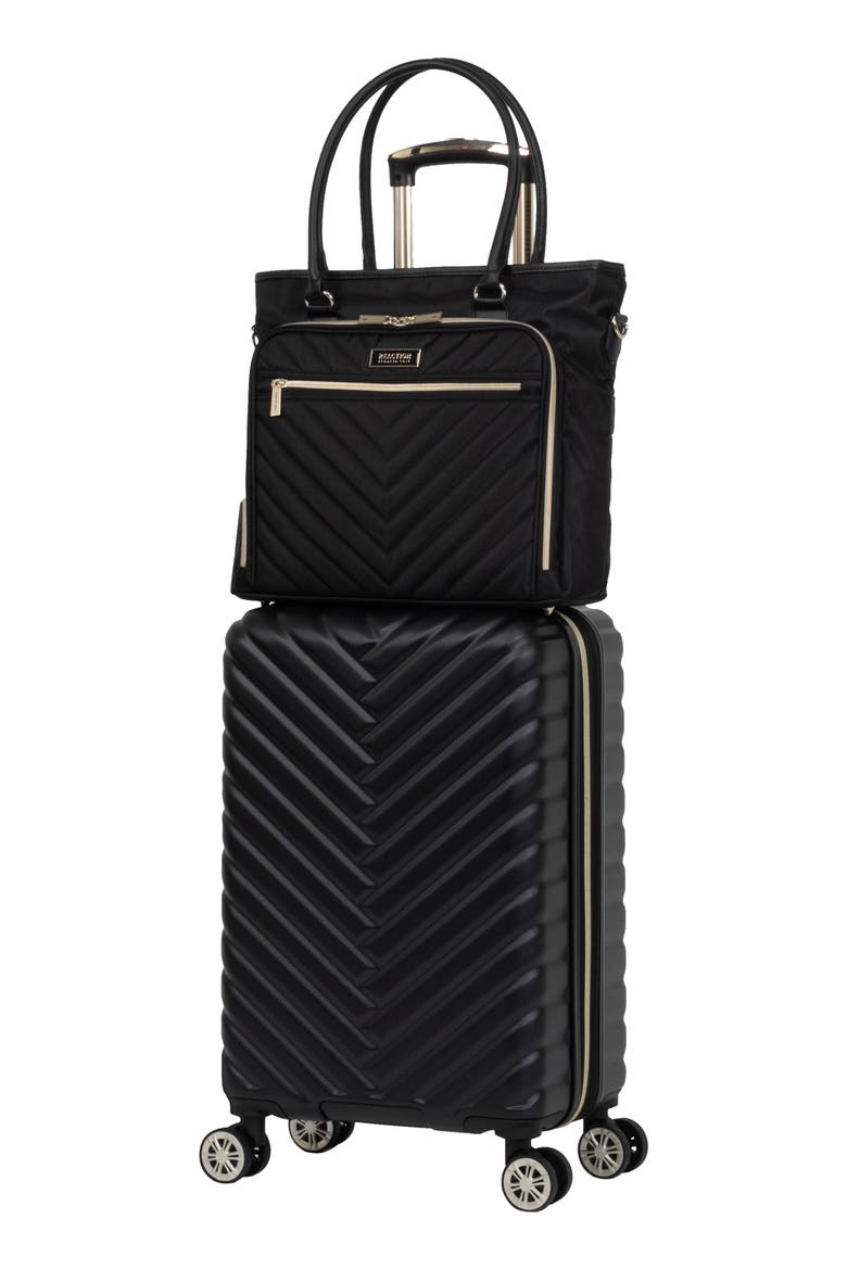Madison Square Travel Two-Piece Set, Main, color, BLACK