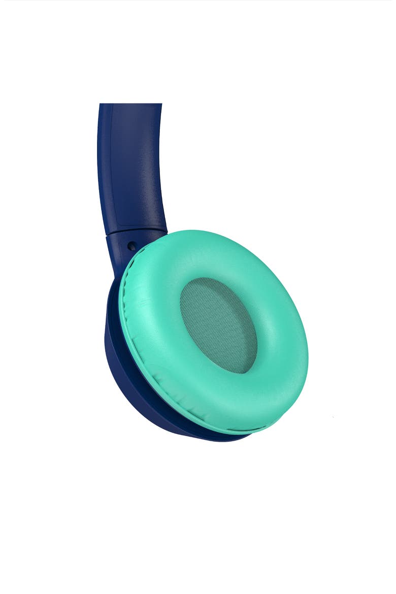 KidJamz KJ45BT Bluetooth Wireless Headphones for Kids, Alternate, color, Blue