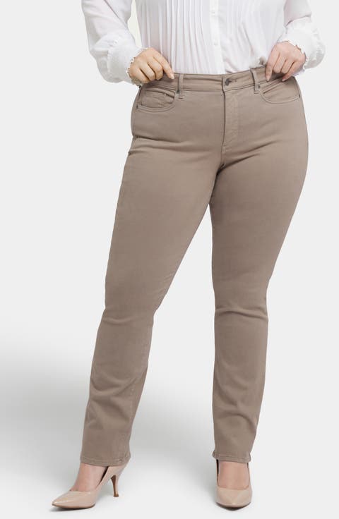 Women's Brown Plus-Size Pants & Leggings | Nordstrom Women's Brown Plus-Size Pants & Leggings | Nordstrom