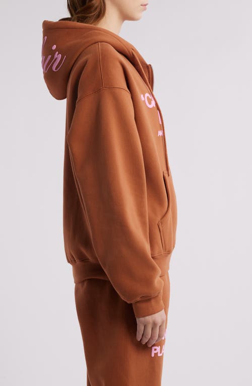 THE MAYFAIR GROUP THE MAYFAIR GROUP ME DAY FLEECE GRAPHIC ZIP HOODIE