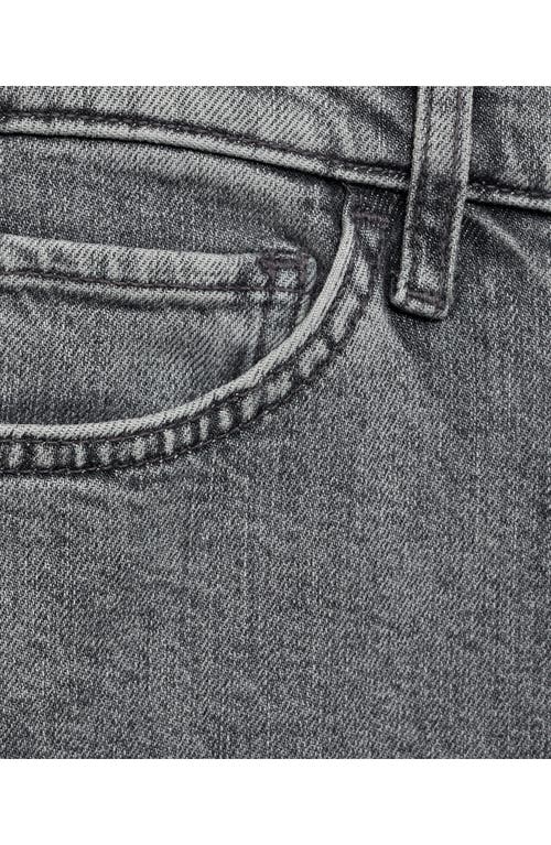 Mango Claudia Crop Slim Fit Jeans In Open Grey
