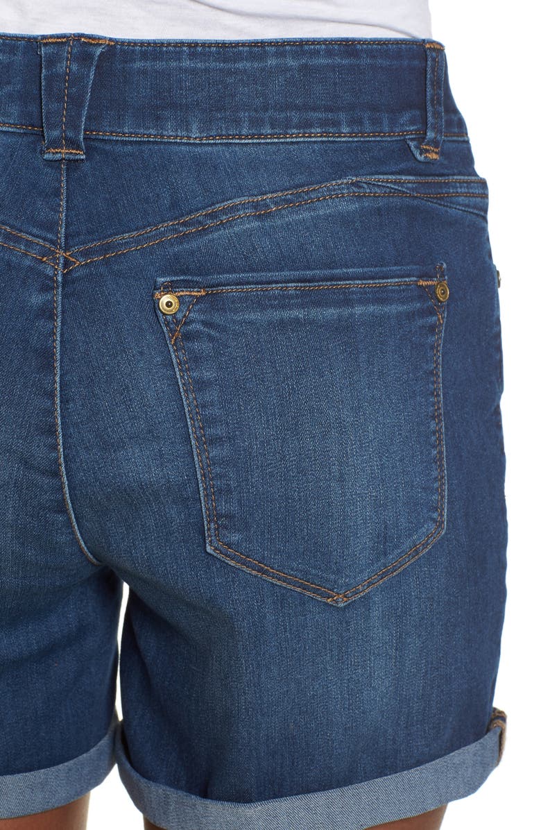 Wit & Wisdom Ab-Solution Cuffed Denim Shorts, Alternate, color,