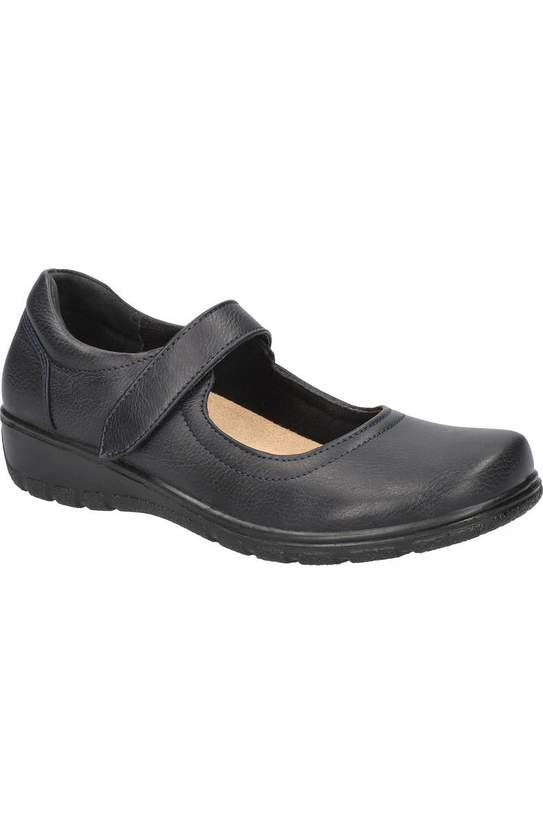 EASY STREET Archer Mary Jane Flat, Main, color, Navy