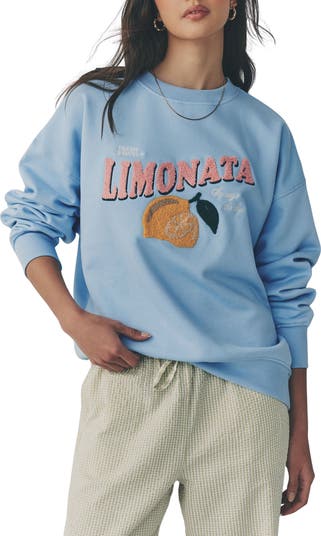 NEXT Graphic Lemon Print Sweatshirt | Nordstrom