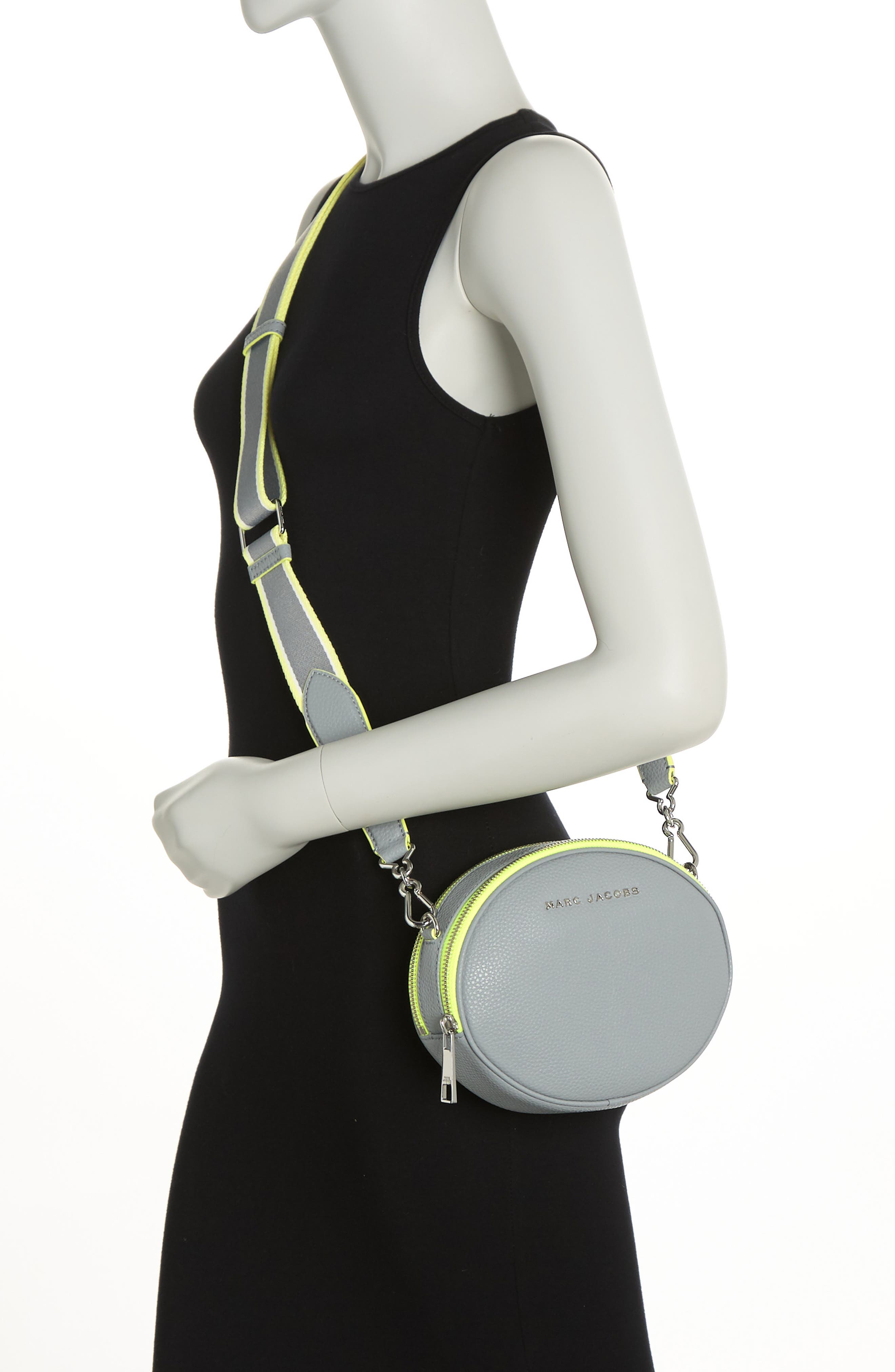 Marc Jacobs Oval Leather Crossbody Bag, Alternate, color, 