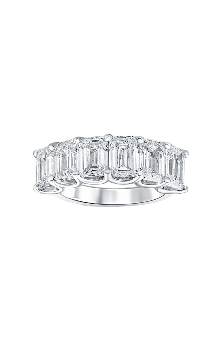 Bliss Diamond 6Ct TW Emerald Cut Diamond Ring U Prong Lab Grown 14k or Gold, Main, color, 
