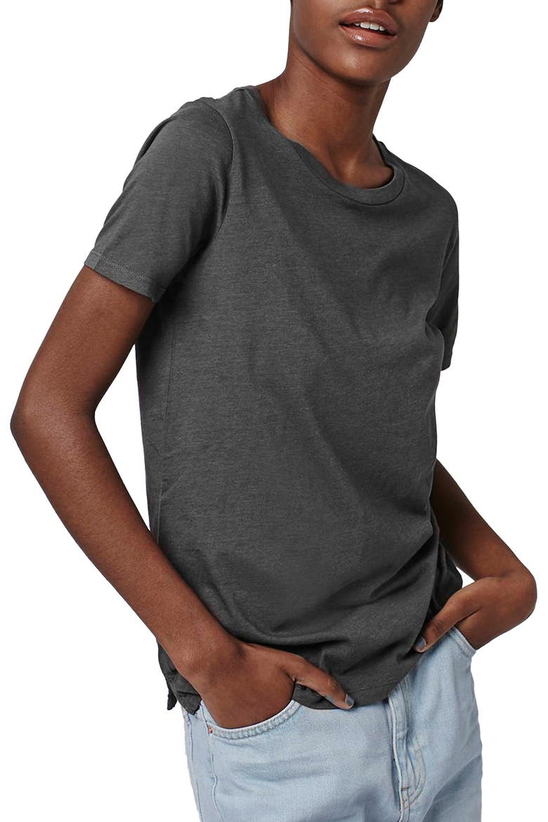 Washed Tee, Main, color, BLACK