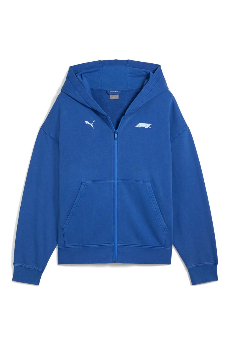 x F1 Graphic Full Zip Hoodie, Alternate, color, VIVID BLUE