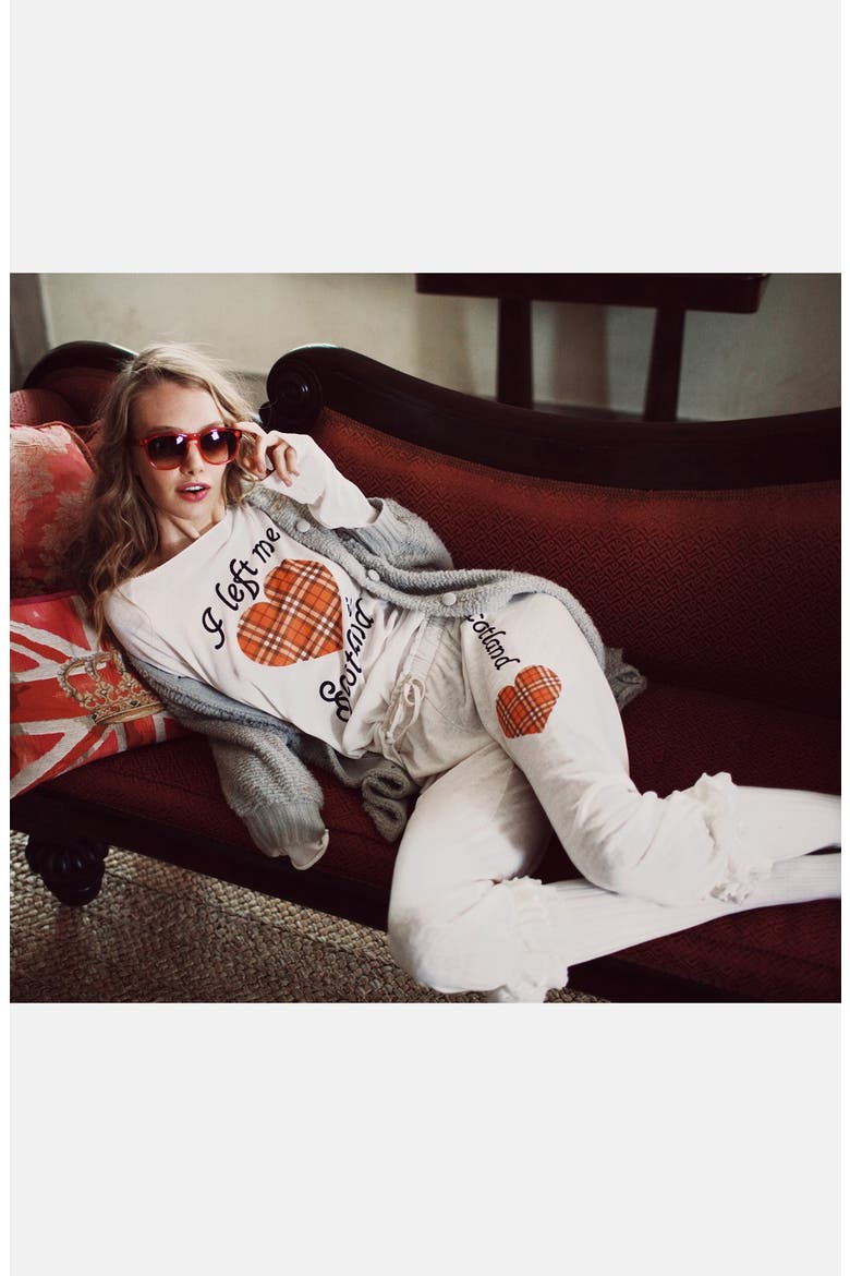 'My Scottish Heart' Raglan Sweatshirt, Alternate, color, VINTAGE LACE