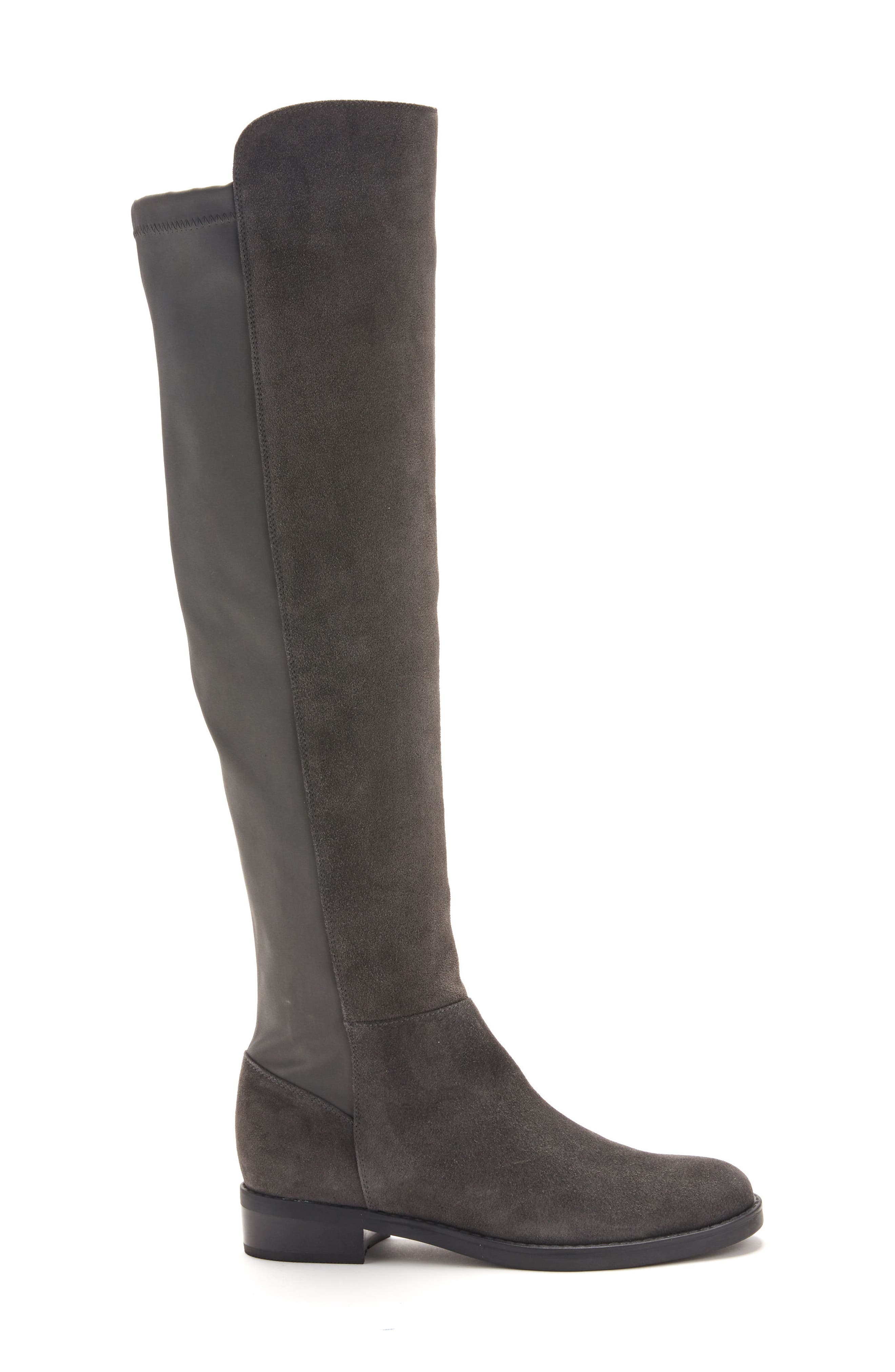 Olivia Knee High Boot, Alternate, color, GREY SUEDE