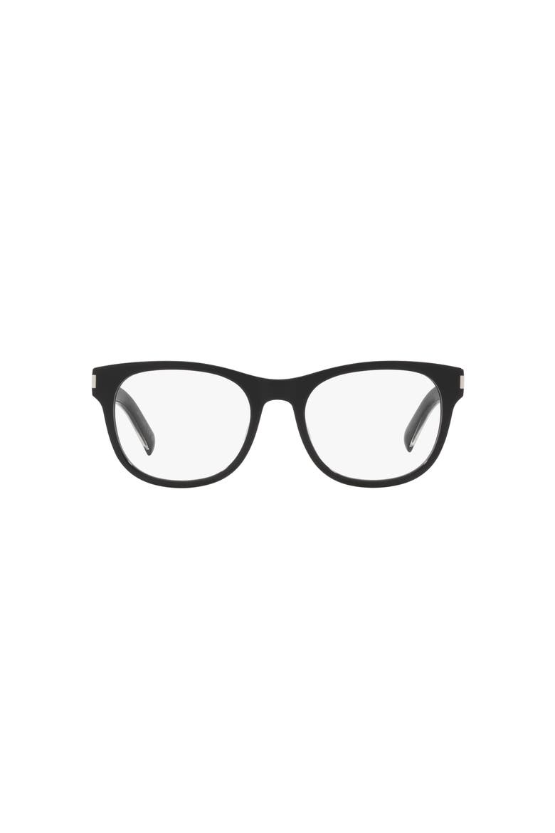 55mm Rectangle optical glasses, Alternate, color, Black