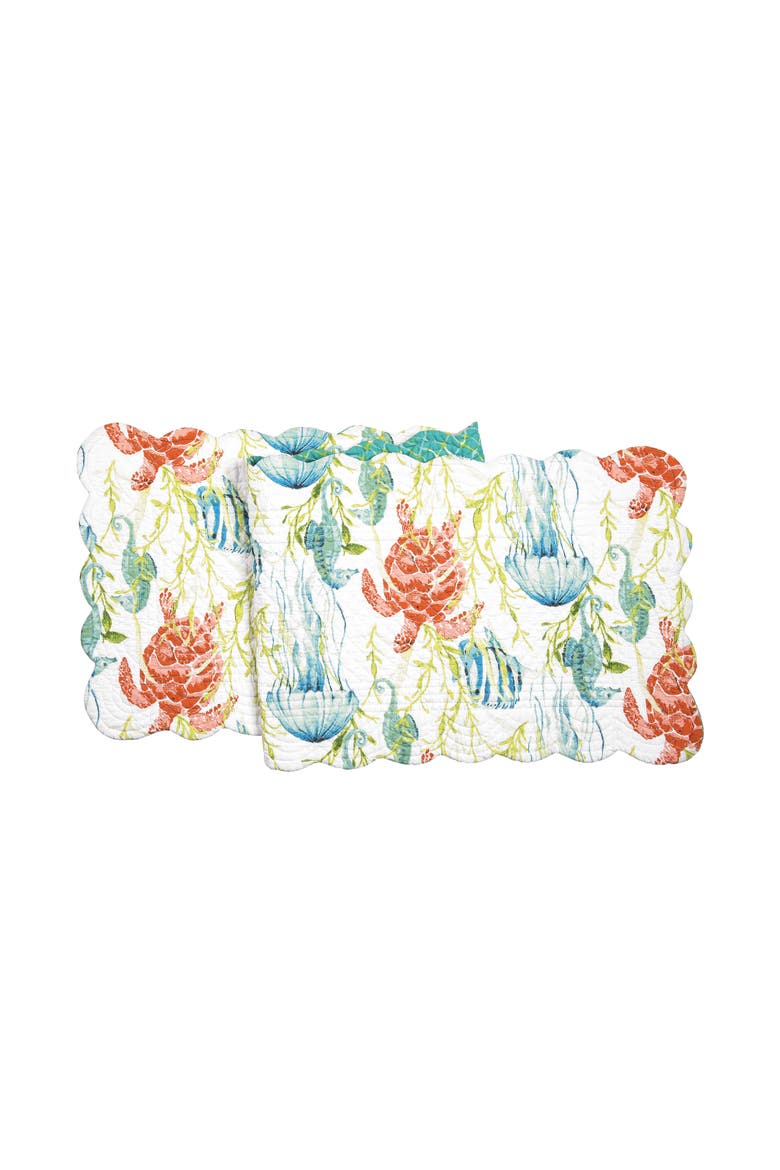 Paradise Sound Table Runner 14" x 72", Main, color, Blue