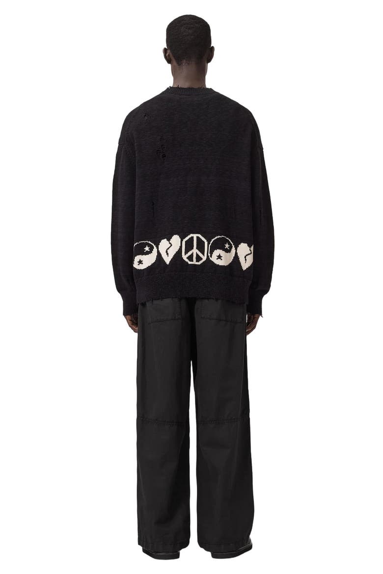 Echo Wide Leg Trousers, Alternate, color, ORCA BLACK