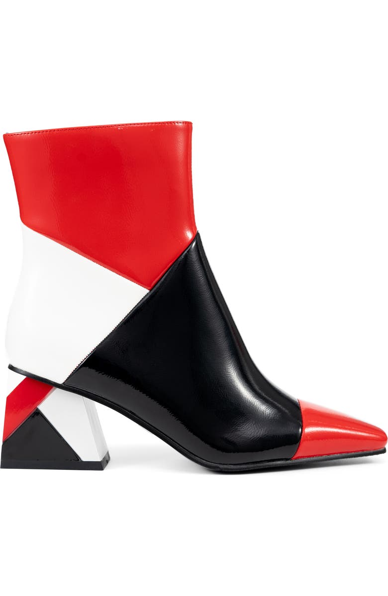 NINETY UNION Sienna Colorblock Bootie, Alternate, color, Black Multi